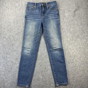 Madewell Jeans Womens 25P Blue 10 Inch High Rise Skinny Petite Denim 26x25